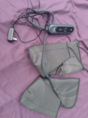Percussion Foot and Calf Massager with Heat - Gray